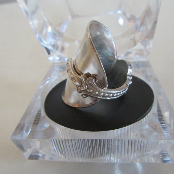 Spoon Ring size 6 Sterling silver - Hand Made- Beautiful * - Picture 5 of 10